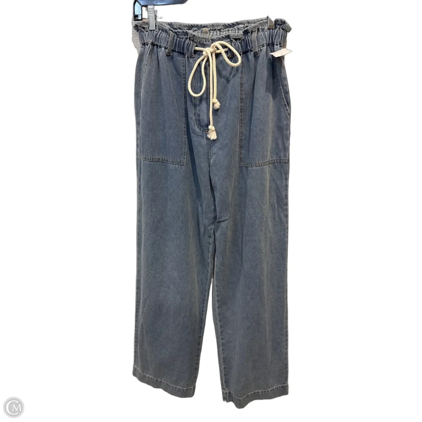 Jeans Wide Leg By Entro In Blue Denim, Size: 8
