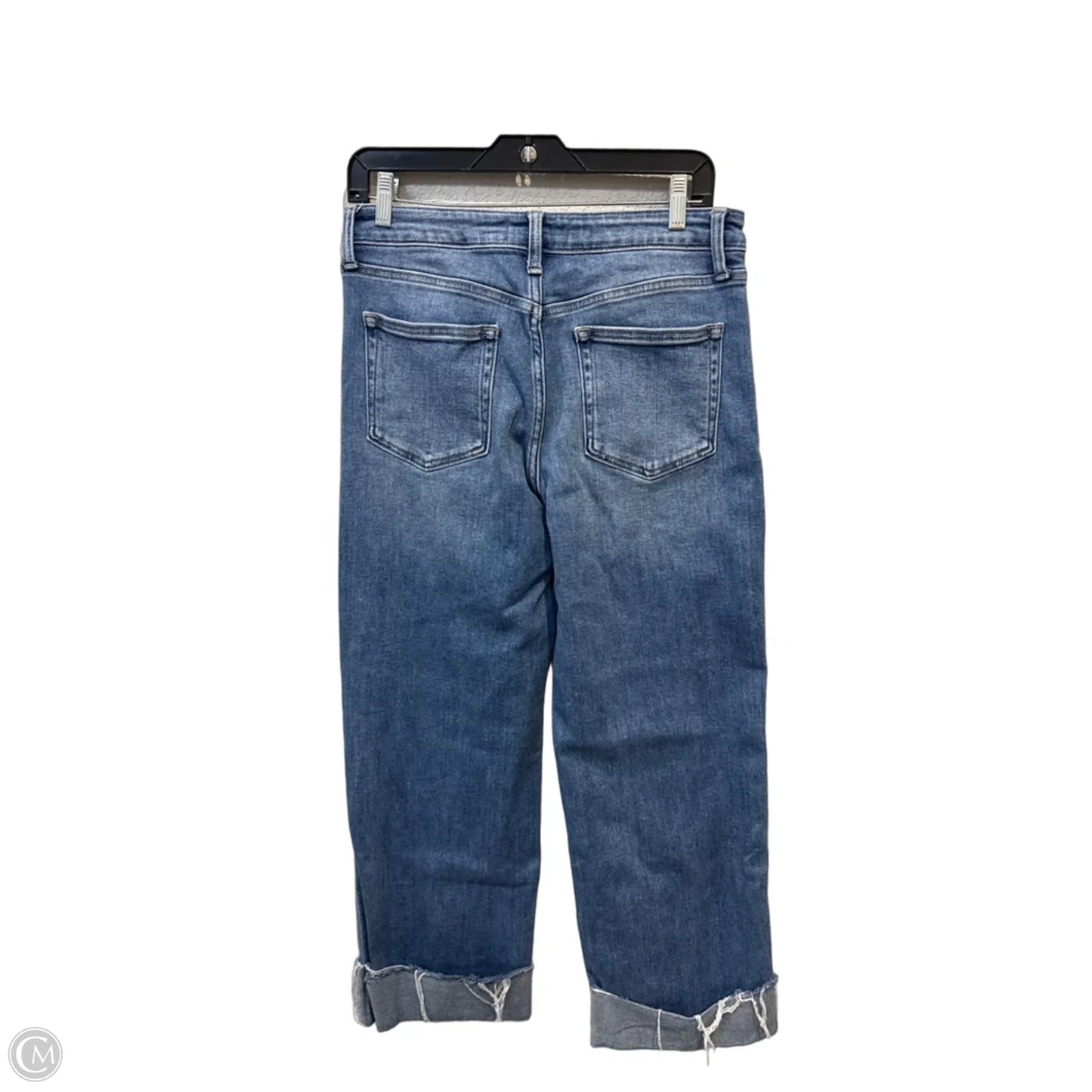 Jeans Wide Leg By Just Usa In Blue Denim, Size: 8