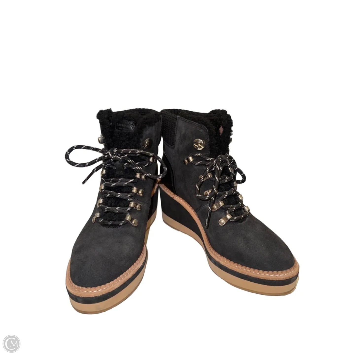 Boots Designer By Kate Spade In Black, Size: 7.5