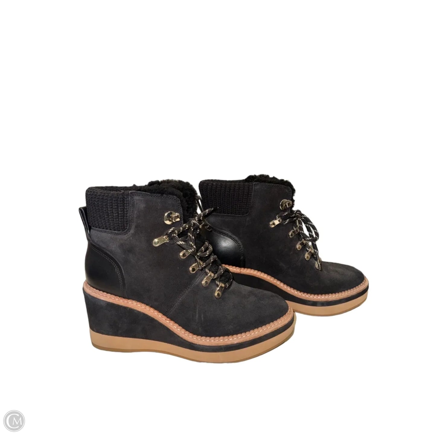 Boots Designer By Kate Spade In Black, Size: 7.5