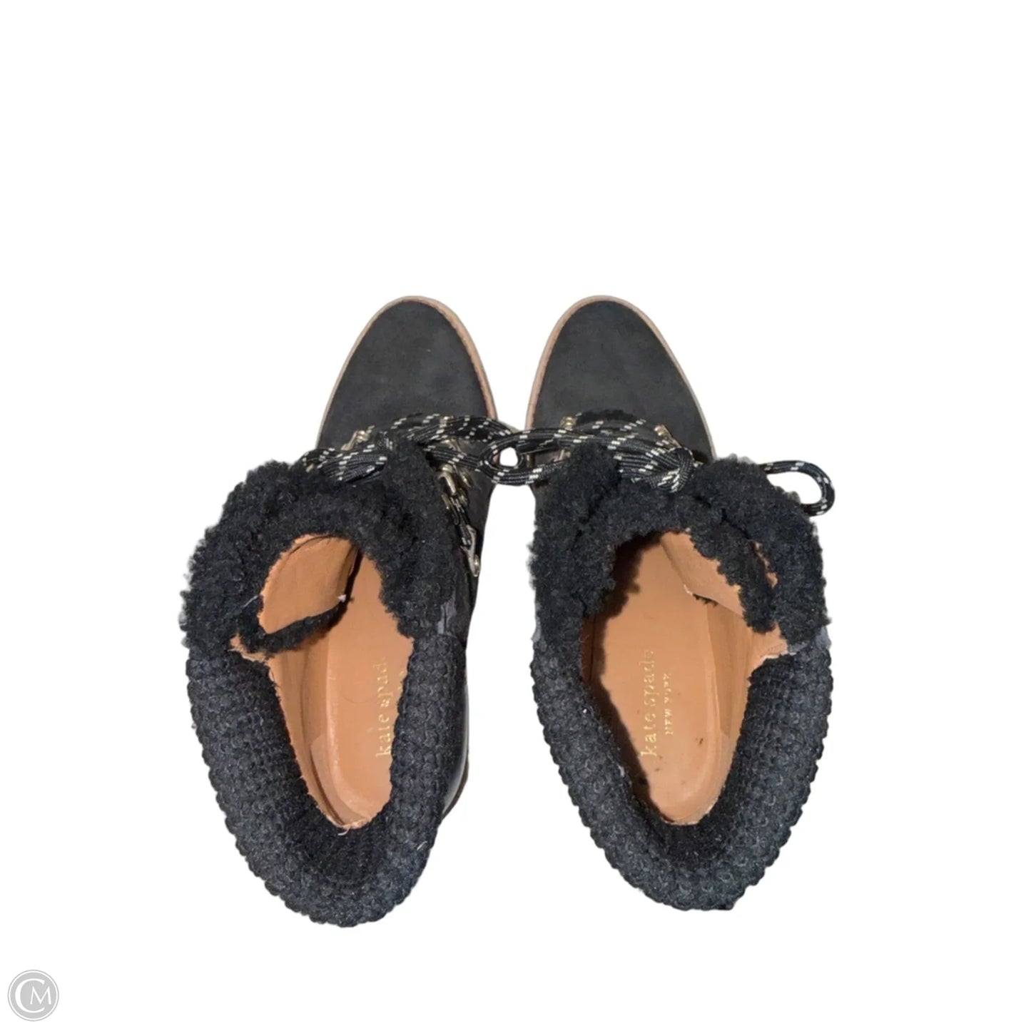 Boots Designer By Kate Spade In Black, Size: 7.5