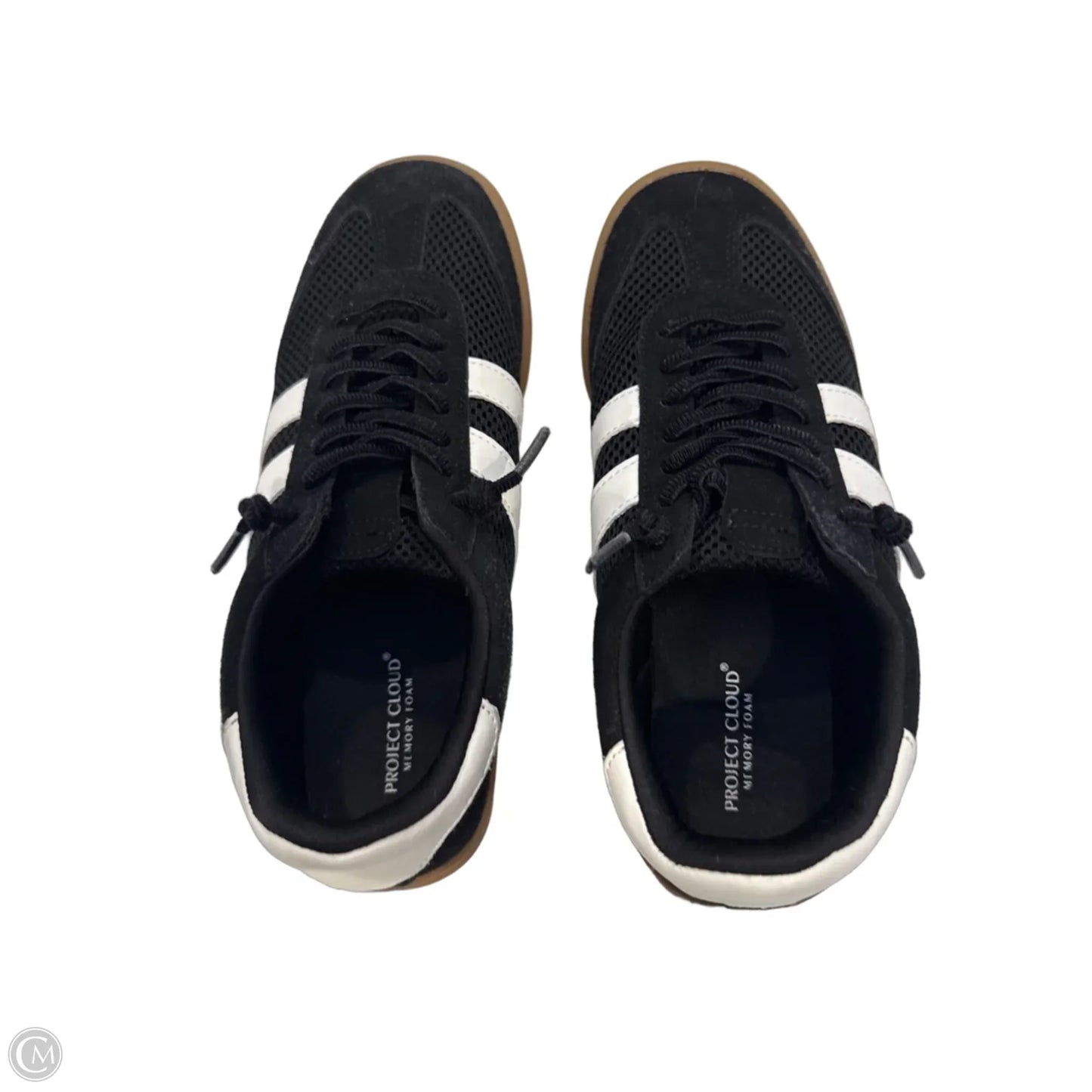 Shoes Sneakers By Clothes Mentor In Black, Size: 7.5