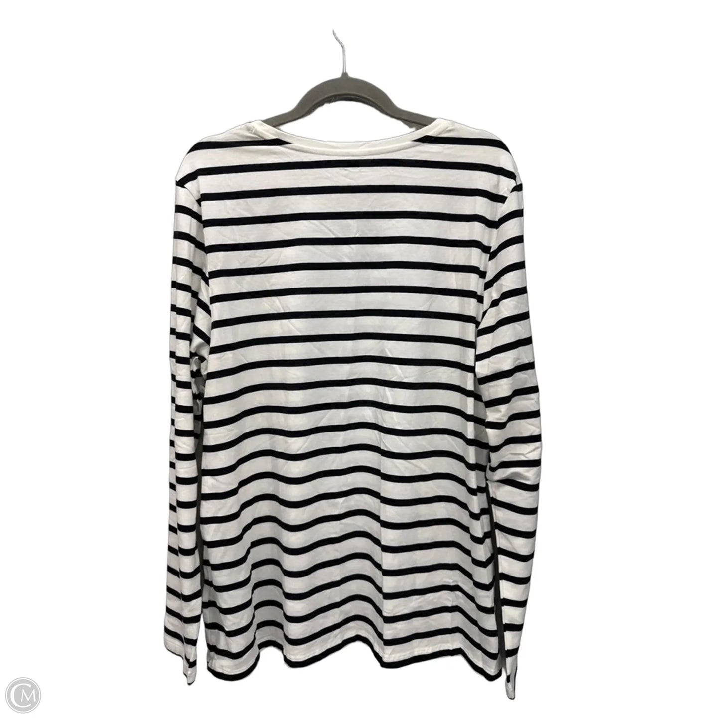 Top Long Sleeve By Amazon Essentials In Striped Pattern, Size: 2x