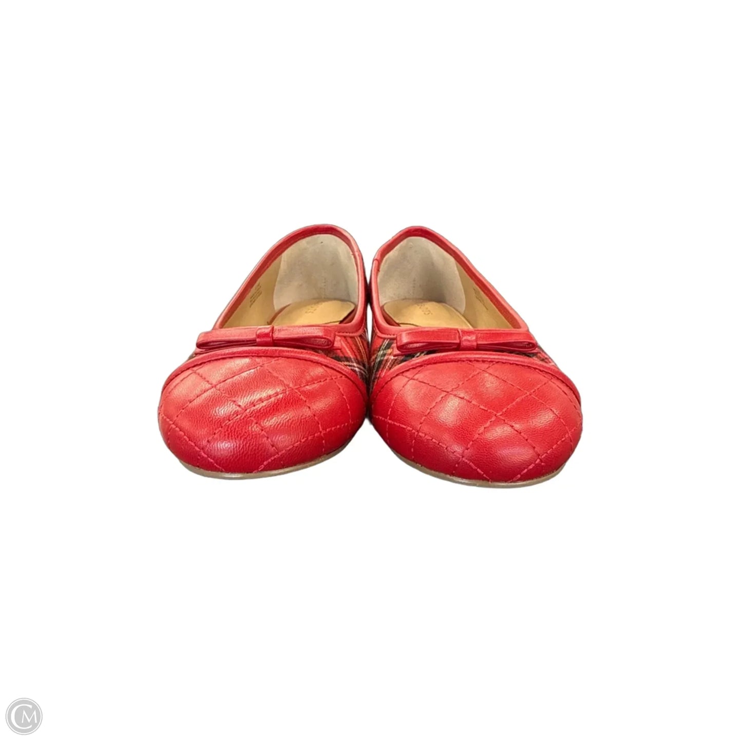 Shoes Flats By Talbots In Plaid Pattern, Size: 8.5