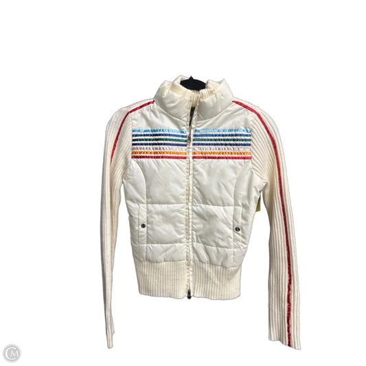 Vest Sweater By Takeout In Cream, Size: M