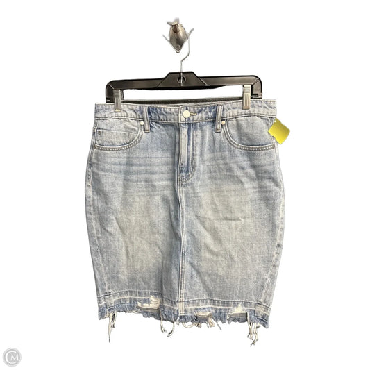 Skirt Midi By Liverpool In Blue Denim, Size: 8