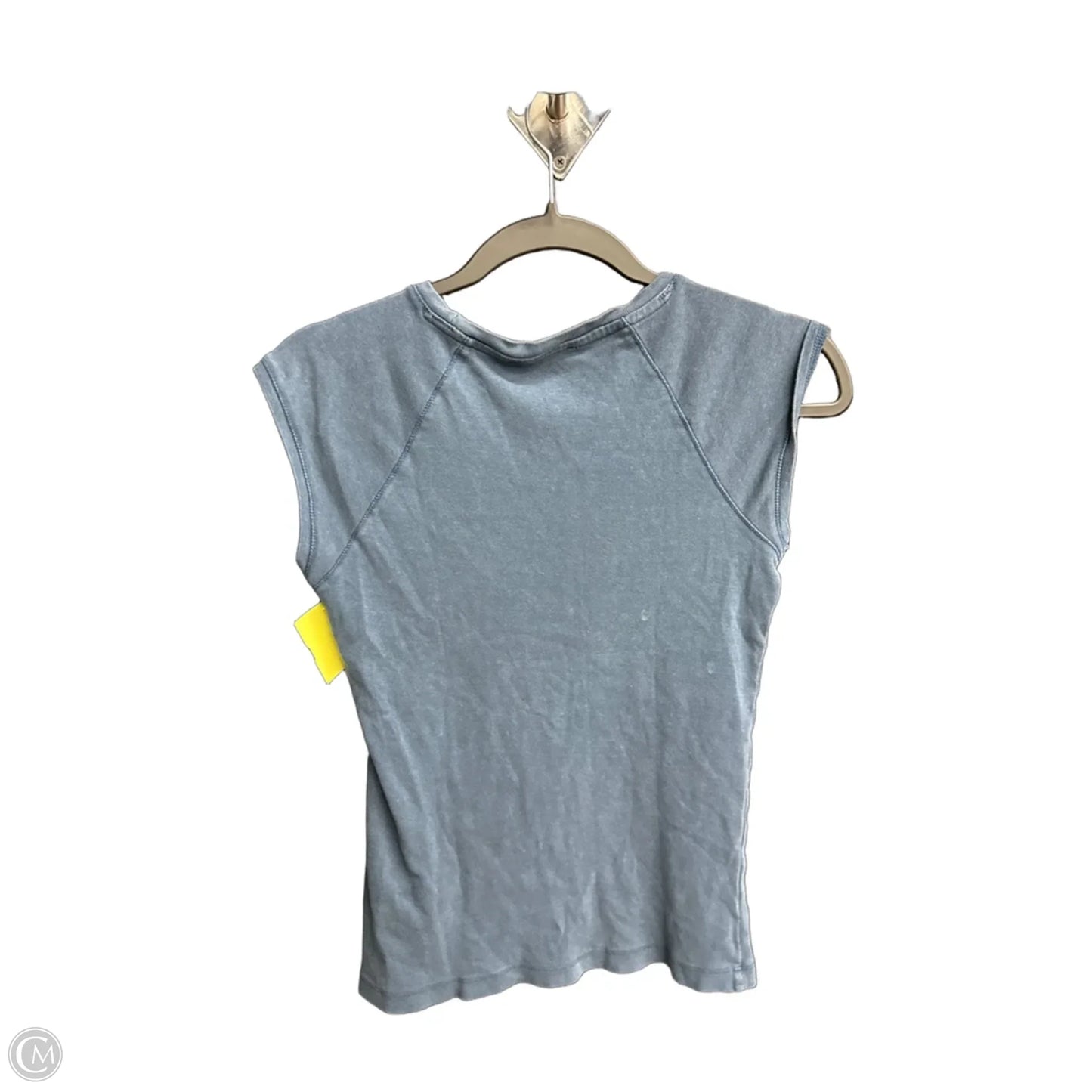 Top Sleeveless By Zara In Blue, Size: S