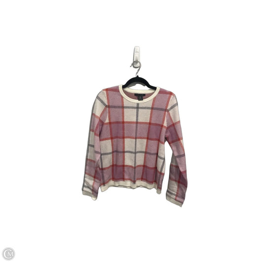 Sweater By Tahari In Plaid Pattern, Size: L