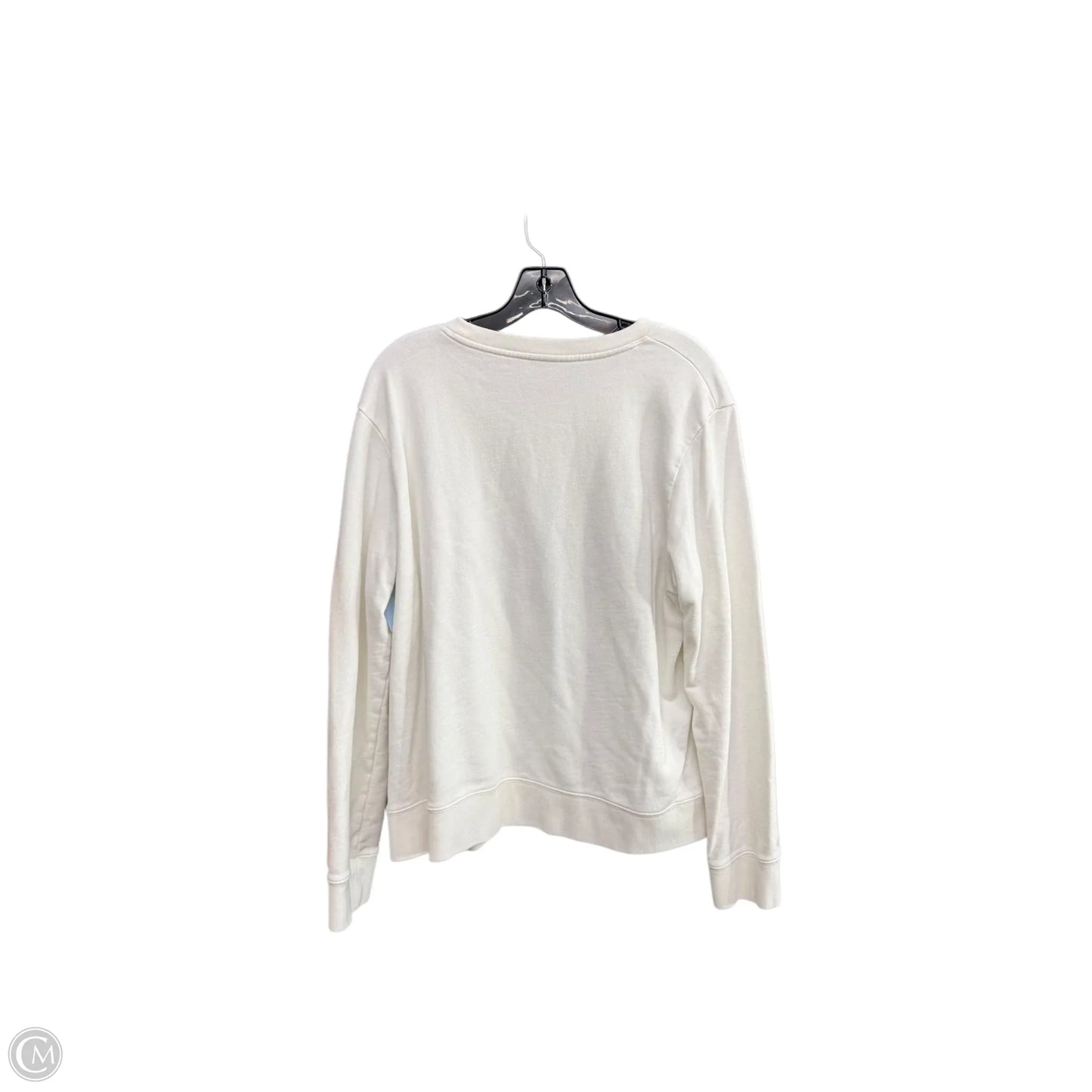 Sweater Designer By Kate Spade In White, Size: Xl