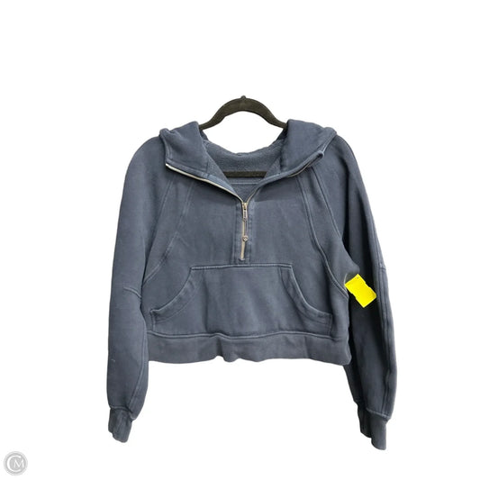 Athletic Jacket By Lululemon In Navy, Size: S