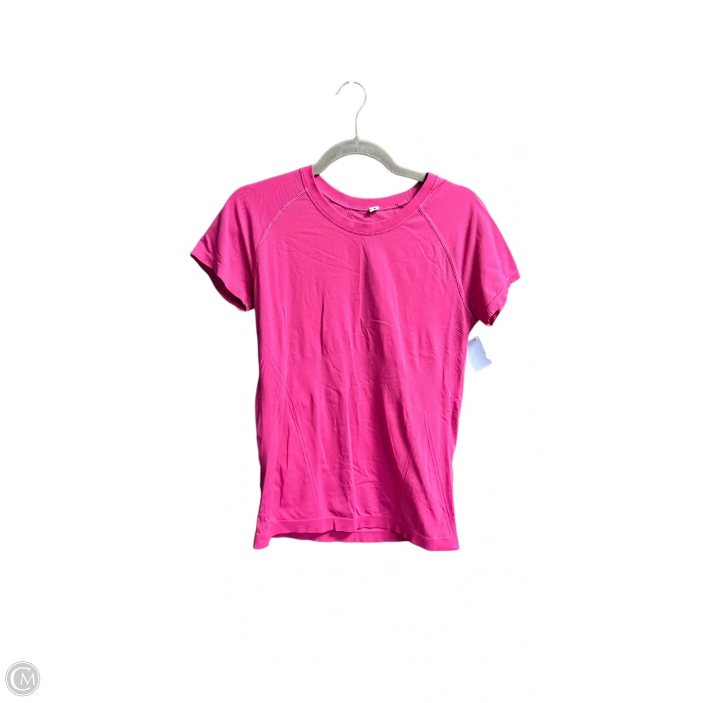 Athletic Top Short Sleeve By Athleta In Pink, Size: M