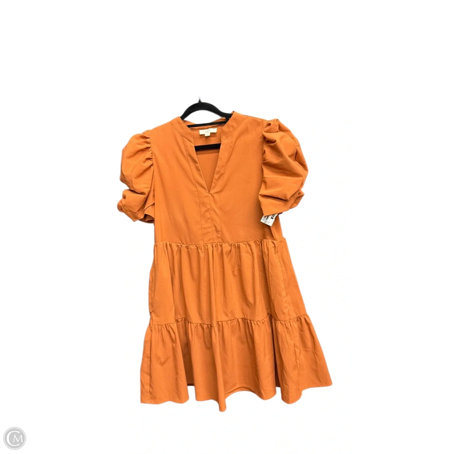 Dress Casual Midi By Entro In Orange, Size: S