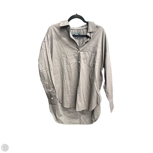 Top Long Sleeve Basic By Maeve In Grey, Size: M
