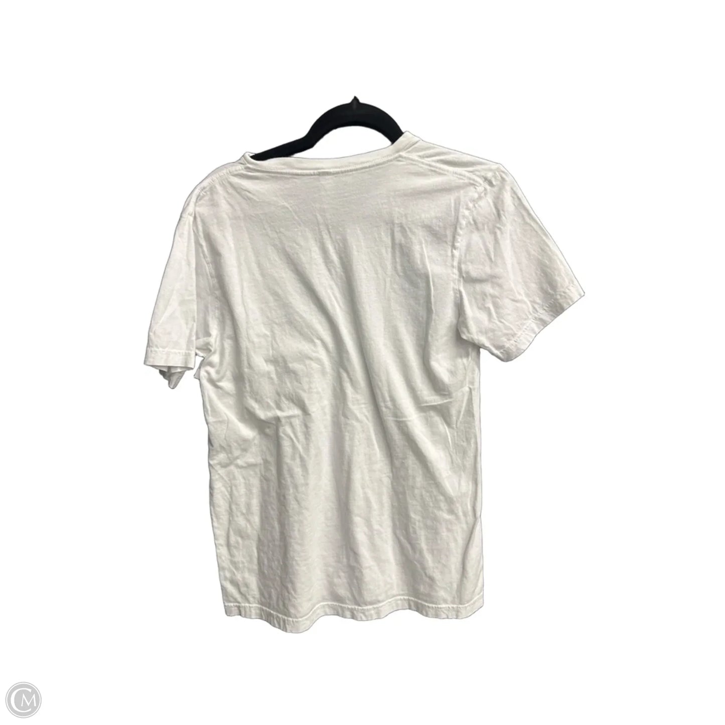 Top Short Sleeve By Canvas In White, Size: M