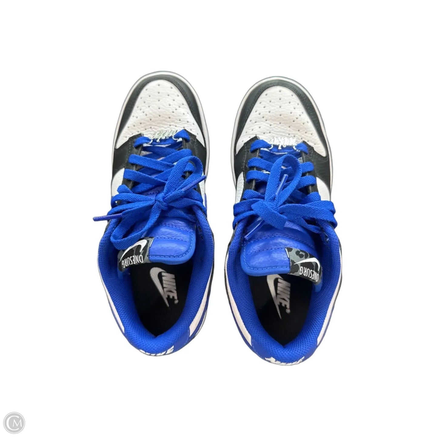 Shoes Sneakers By Nike In Black & Blue, Size: 7