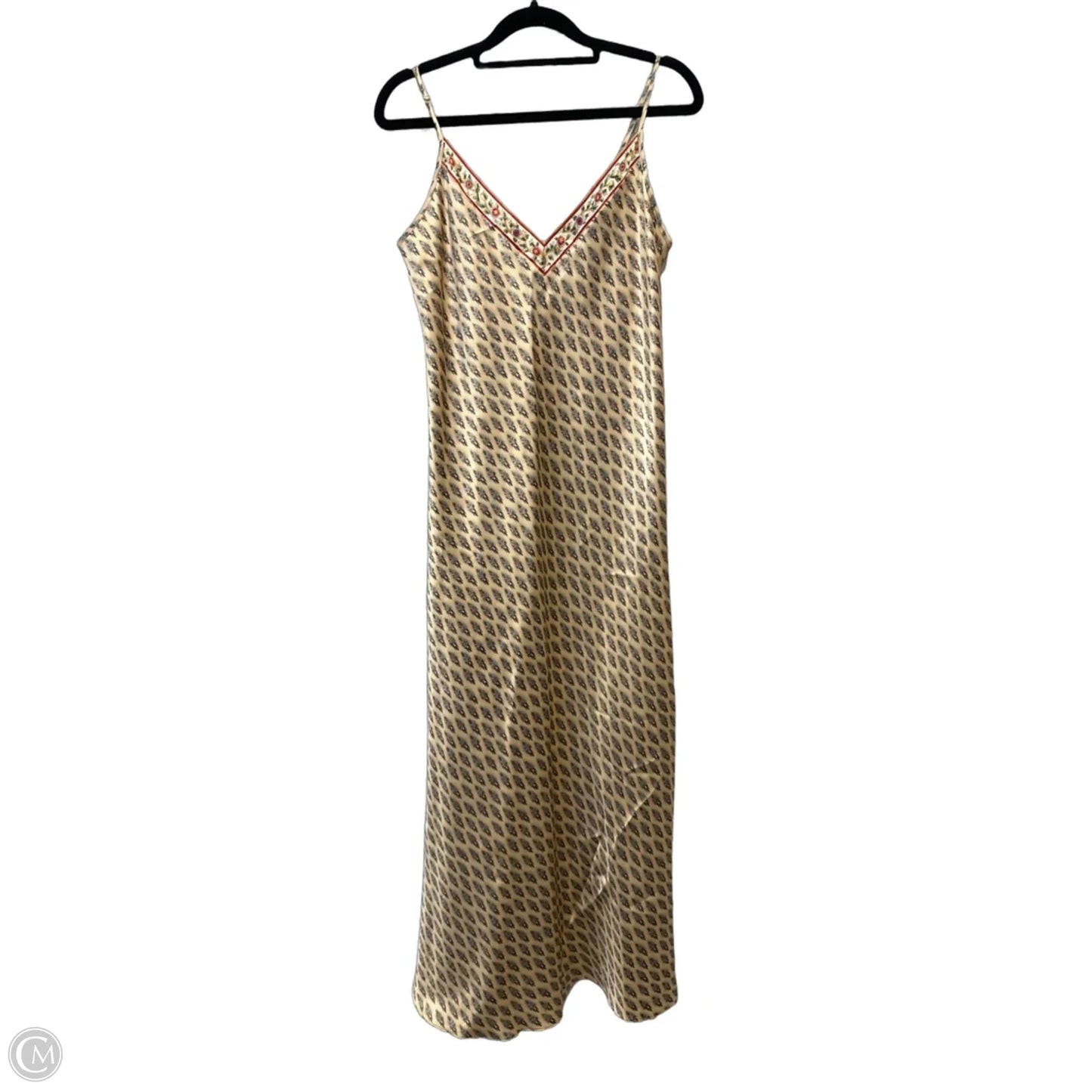Dress Luxury Designer By Oscar De La Renta In Geometric Pattern, Size: S