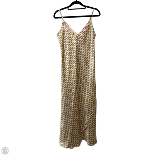 Dress Luxury Designer By Oscar De La Renta In Geometric Pattern, Size: S