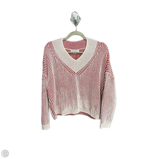 Sweater By Hyfve In Red & White, Size: S