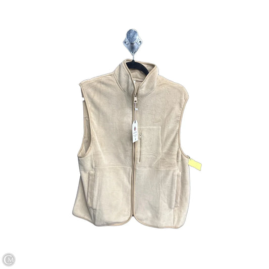 Vest Fleece By Laslulu In Brown, Size: S
