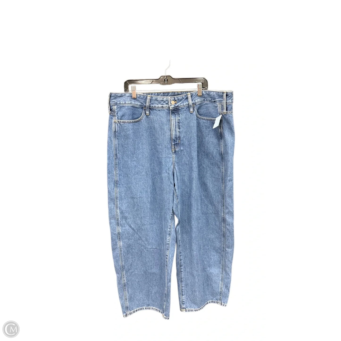 Jeans Straight By J. Crew In Blue Denim, Size: 18