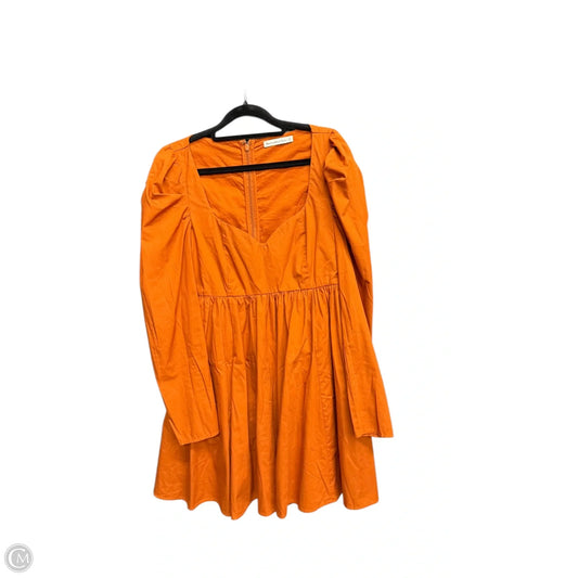 Dress Casual Short By Abercrombie And Fitch In Orange, Size: M
