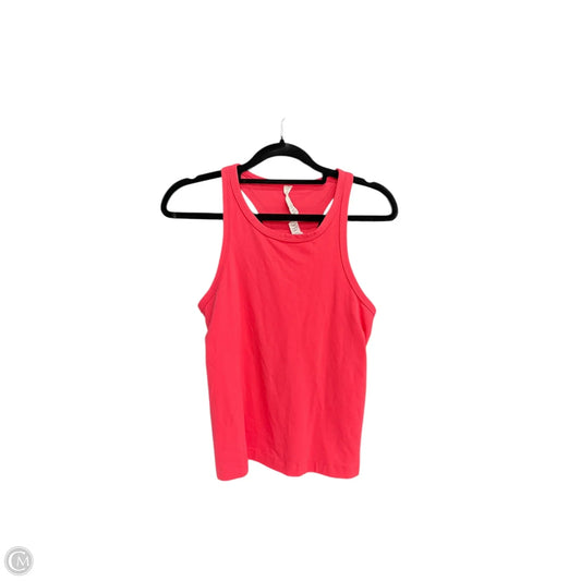 Athletic Tank Top By Lululemon In Pink, Size: 8