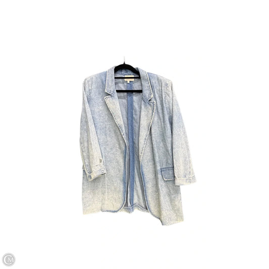 Blazer By Entro In Blue Denim, Size: S