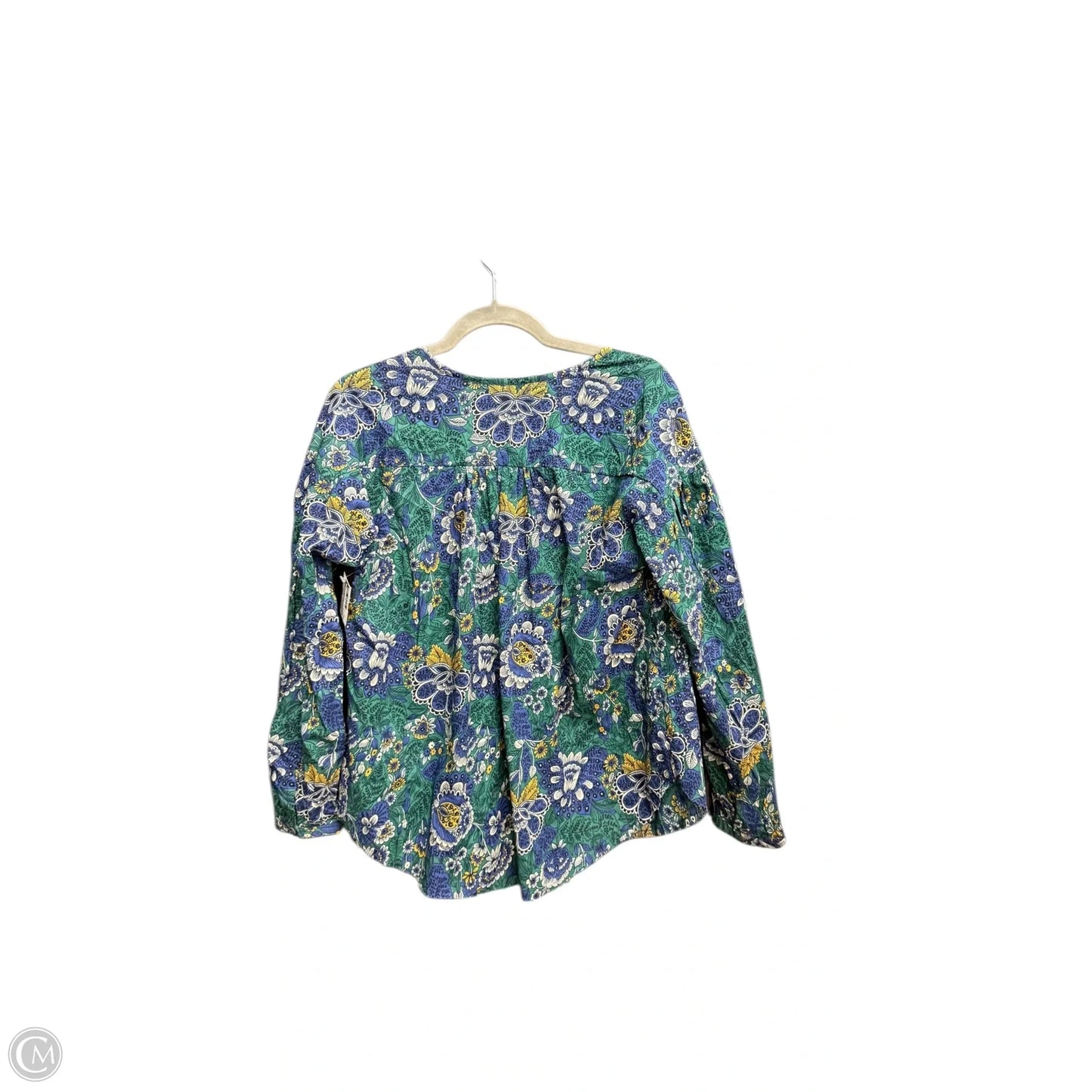 Top Long Sleeve By Olivaceous In Floral Print, Size: S