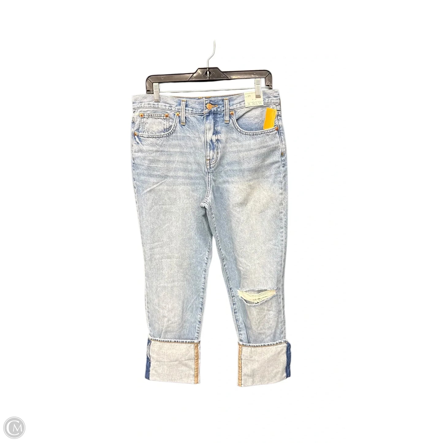 Jeans Straight By J. Crew In Blue Denim, Size: 6