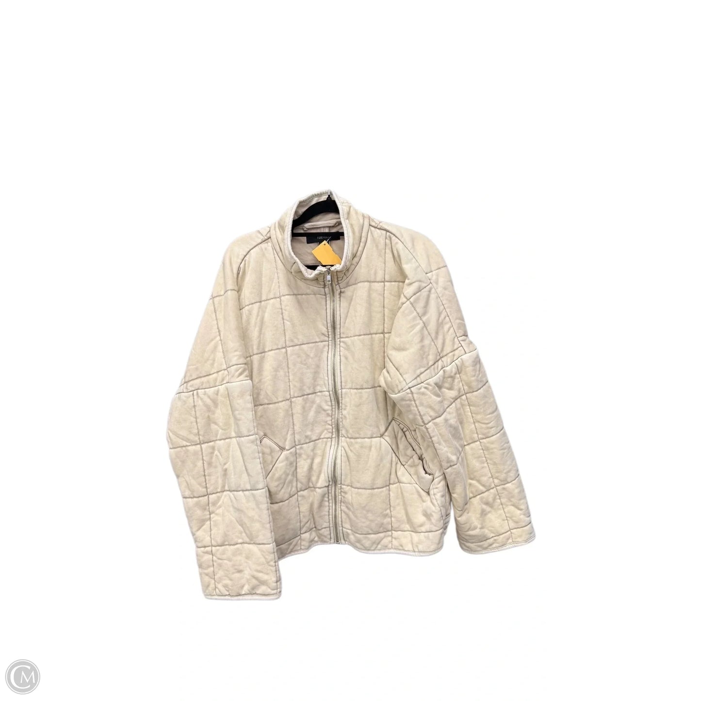 Jacket Puffer & Quilted By Forever 21 In Tan, Size: S