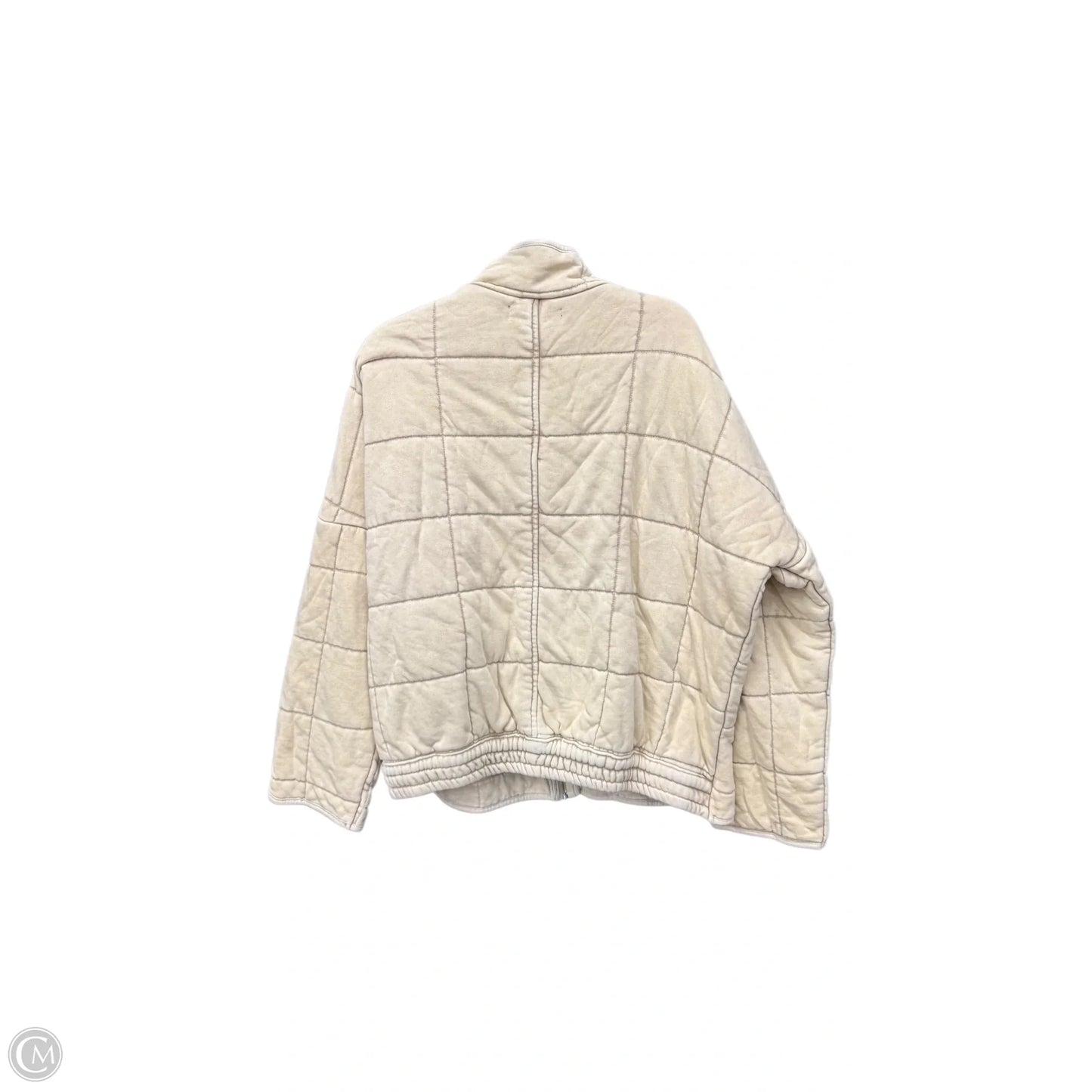 Jacket Puffer & Quilted By Forever 21 In Tan, Size: S
