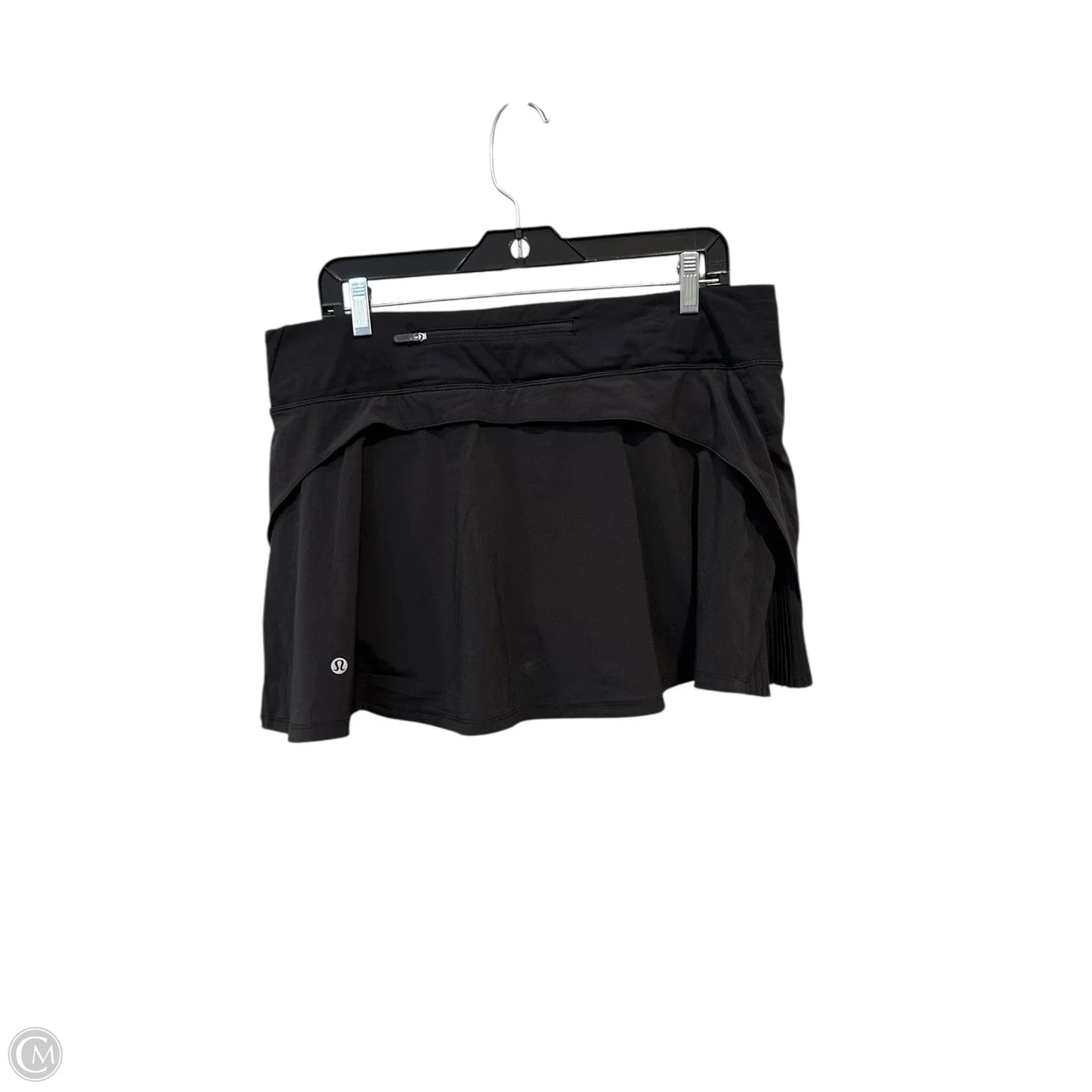 Athletic Skirt By Lululemon In Black, Size: 12
