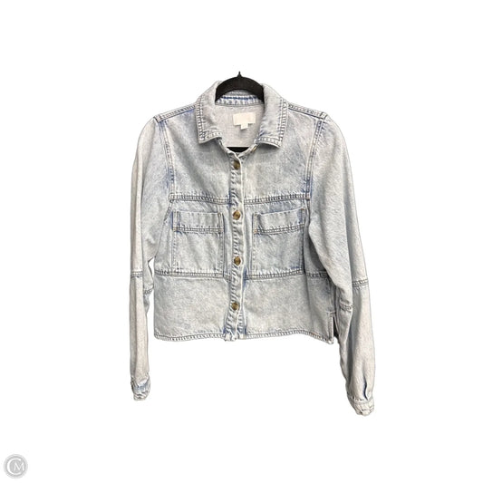 Jacket Denim By Clothes Mentor In Blue Denim, Size: Xs