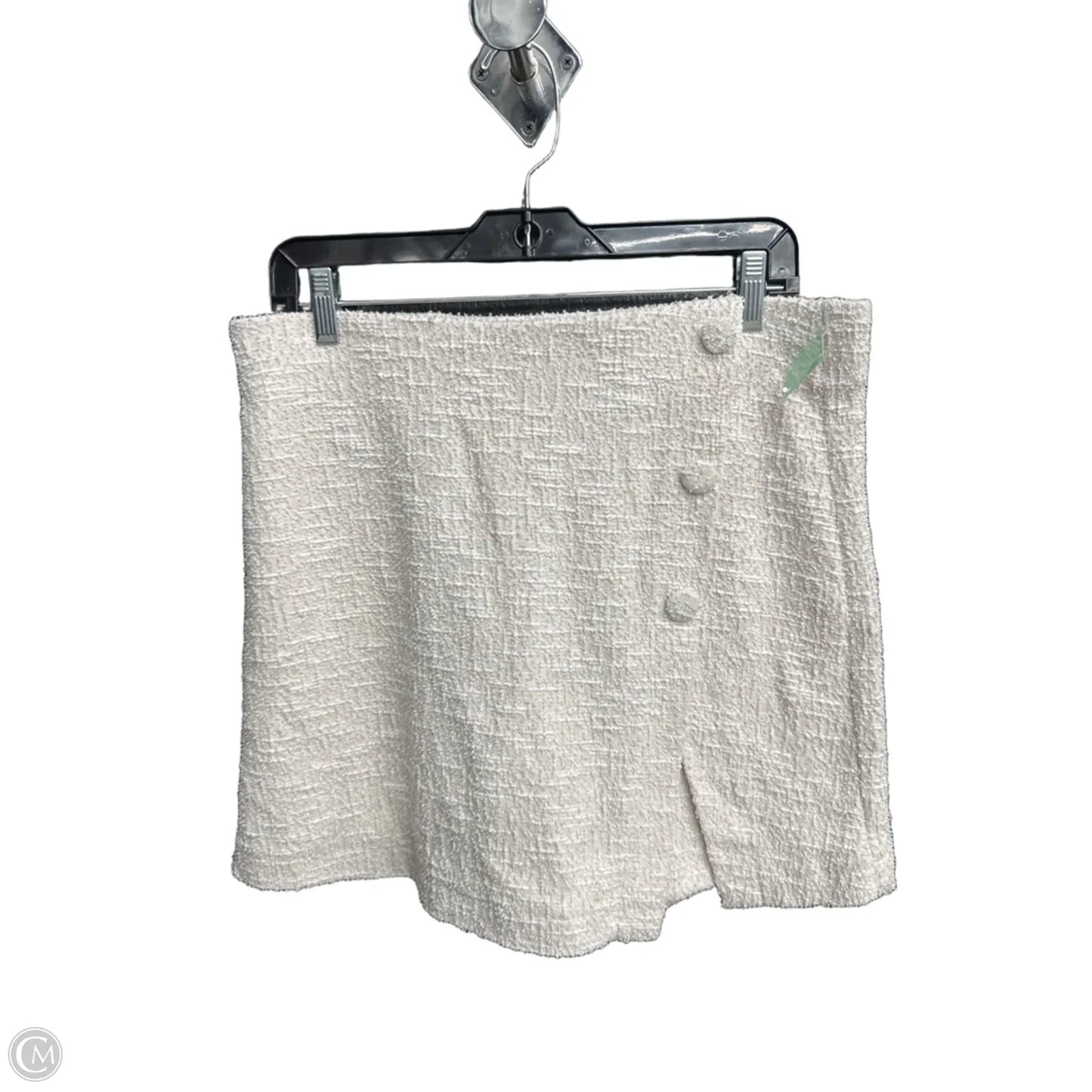 Skort By Cato In Cream & White, Size: M