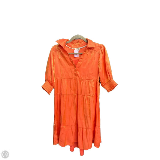 Dress Casual Short By Umgee In Orange, Size: L