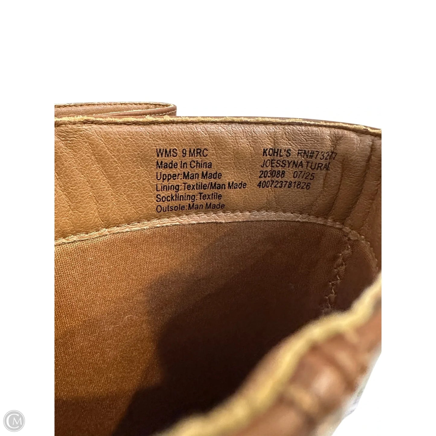 Boots Mid-calf Flats By Clothes Mentor In Brown, Size: 9