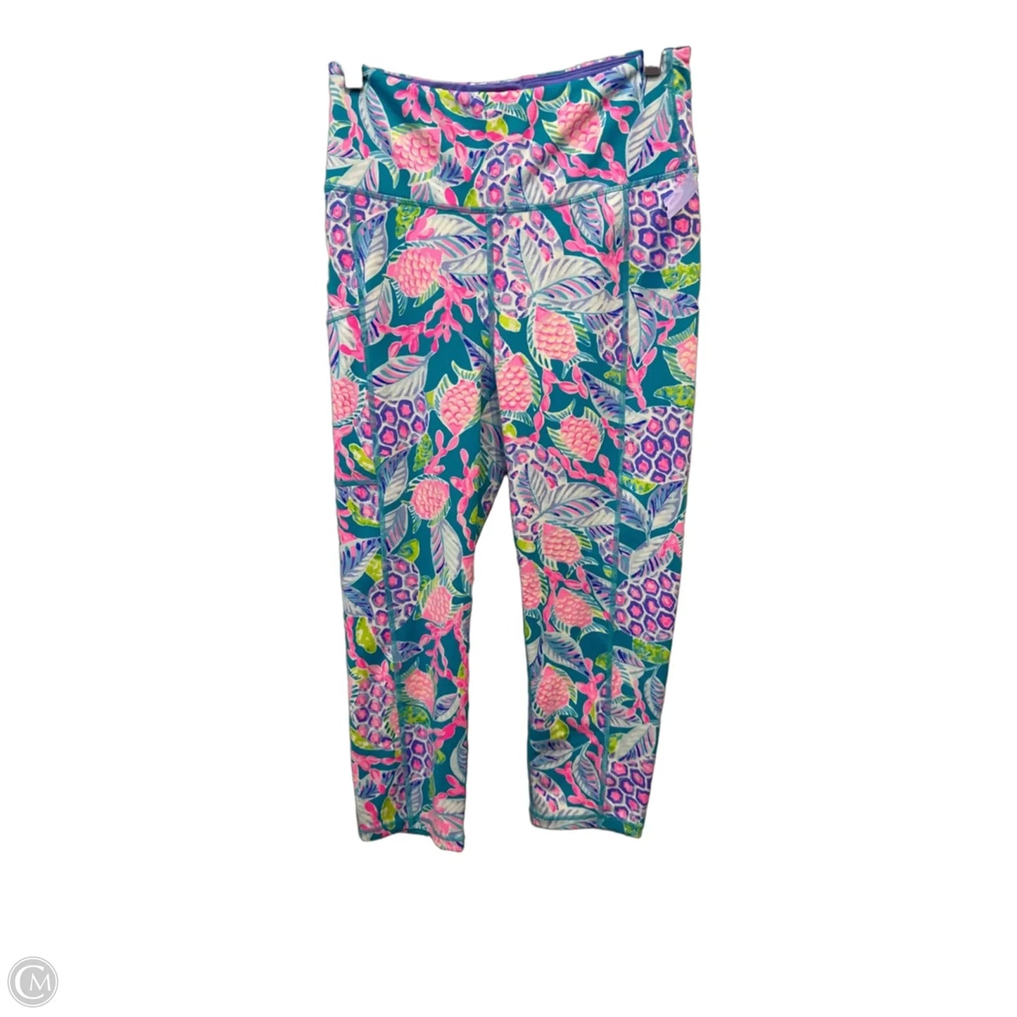 Pants Designer By Lilly Pulitzer In Tropical Print, Size: M
