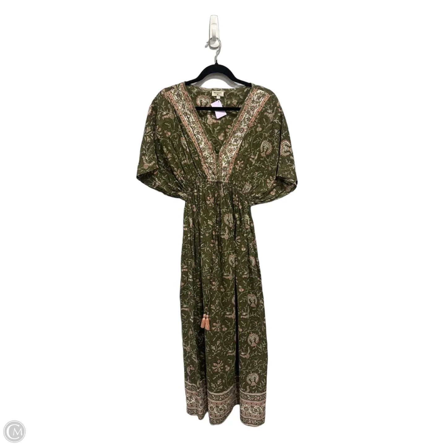 Dress Casual Maxi By World Market In Green & Pink, Size: S