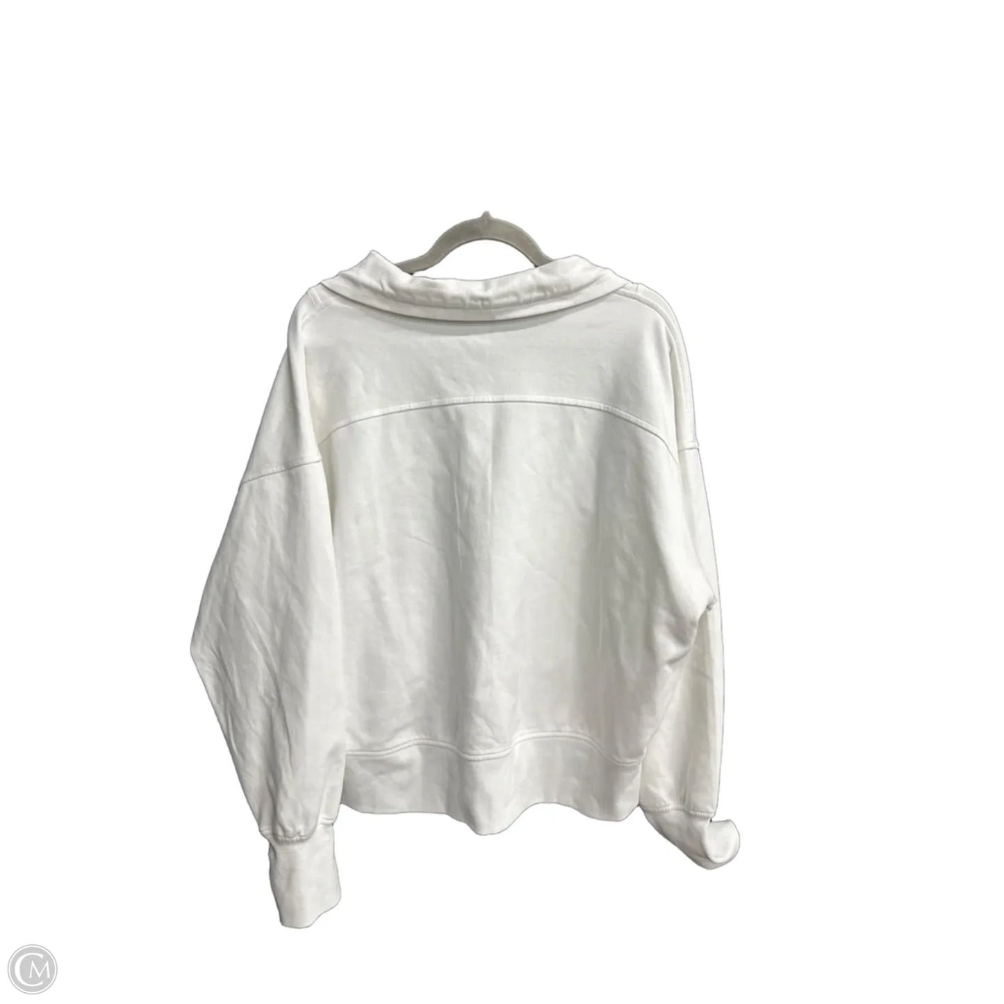 Athletic Jacket By Old Navy In White, Size: 2x