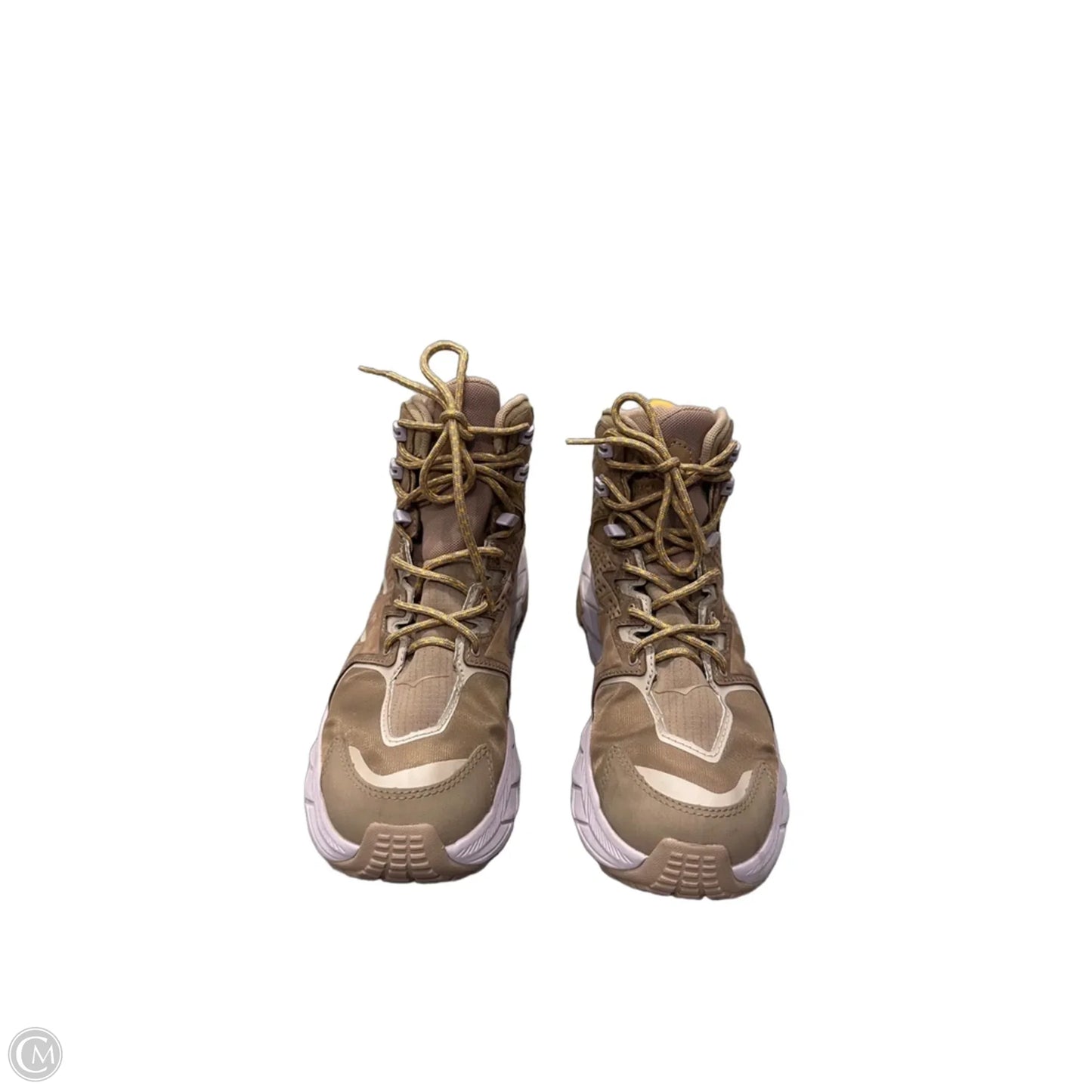 Shoes Hiking By Hoka In Tan, Size: 8