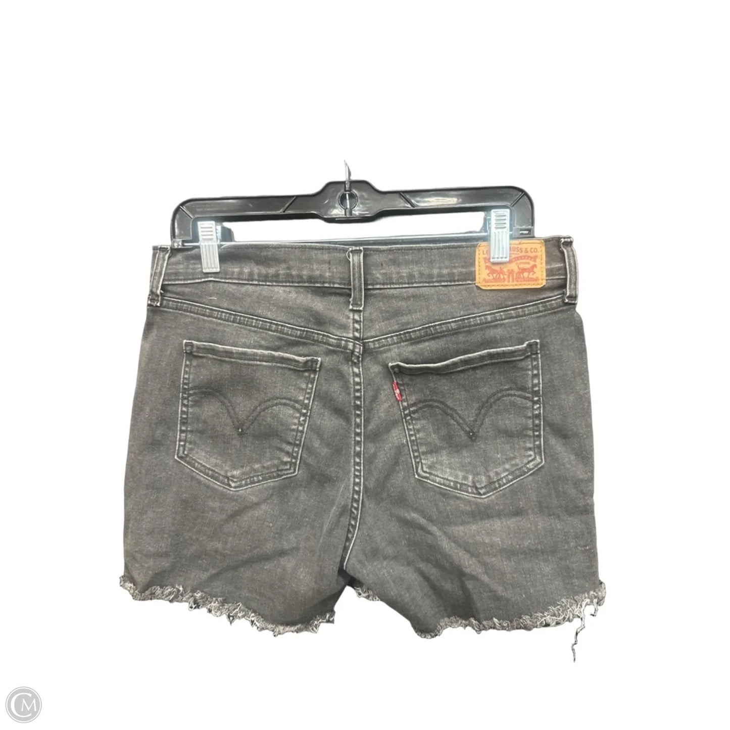 Shorts By Levis In Black Denim, Size: 10