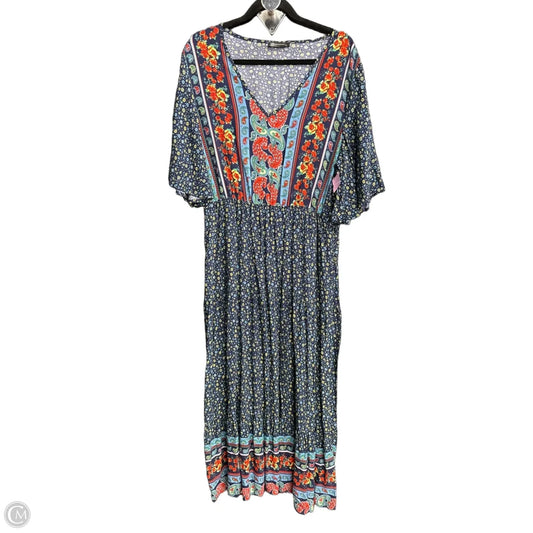 Dress Casual Maxi By Prettygarden In Floral Print, Size: Xl