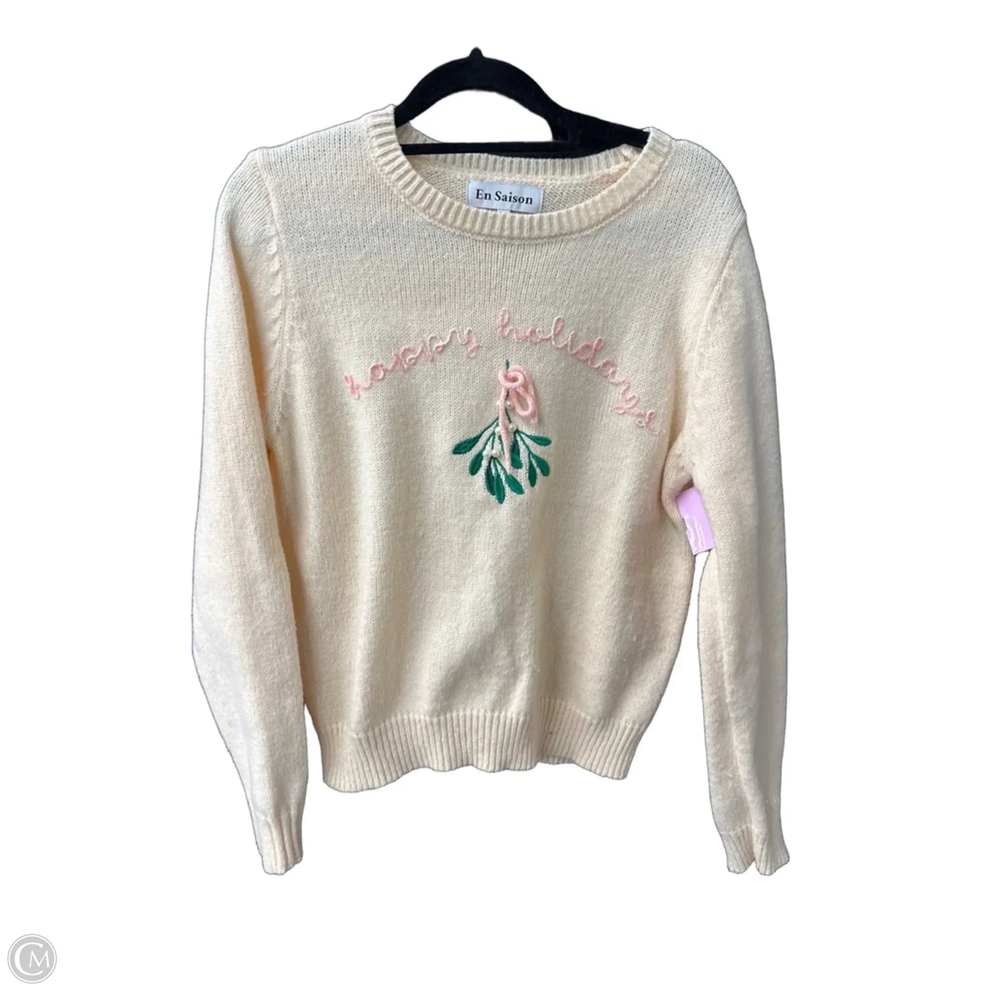 Sweater By En Saison In Cream, Size: M