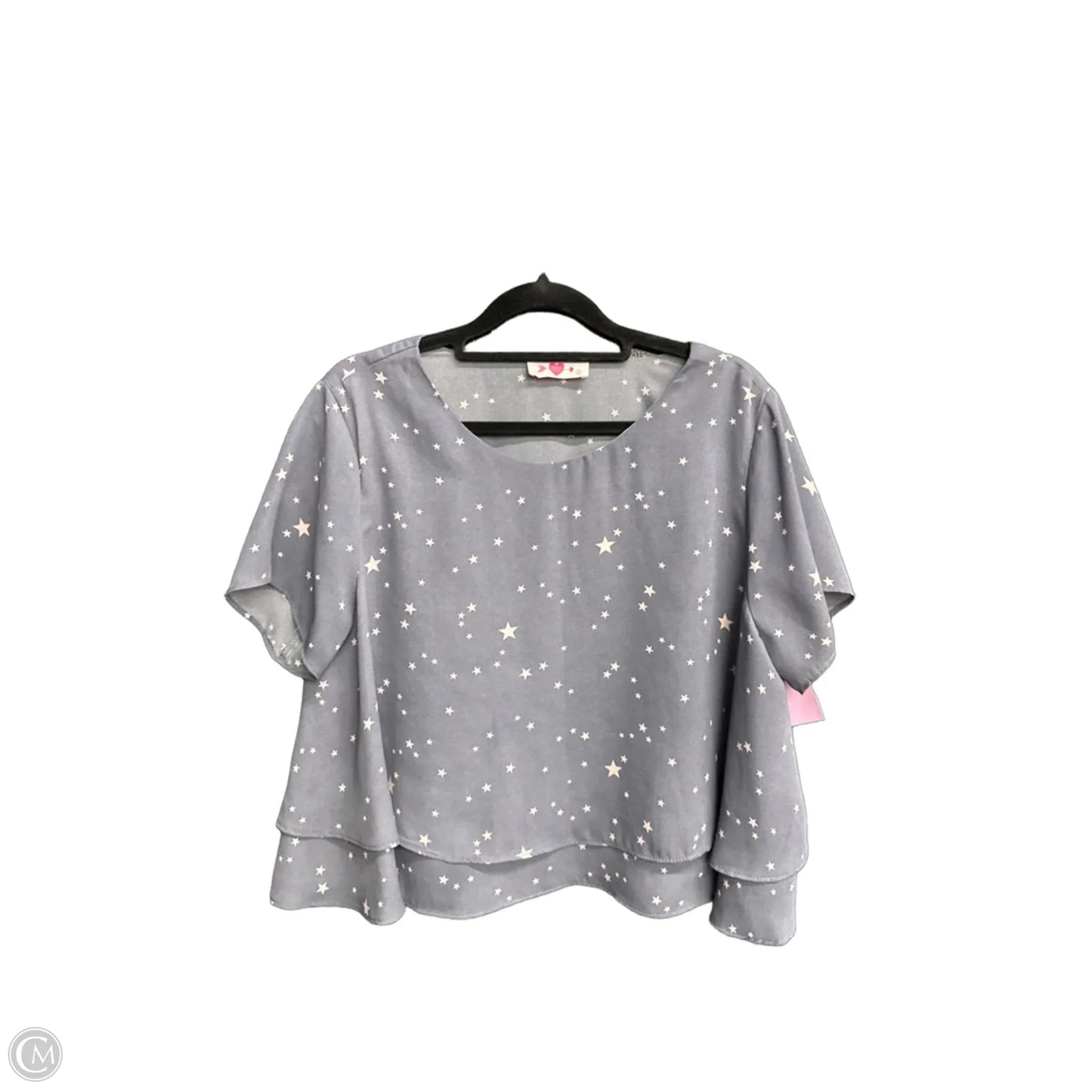 Top Short Sleeve By Buddy Love In Purple, Size: S