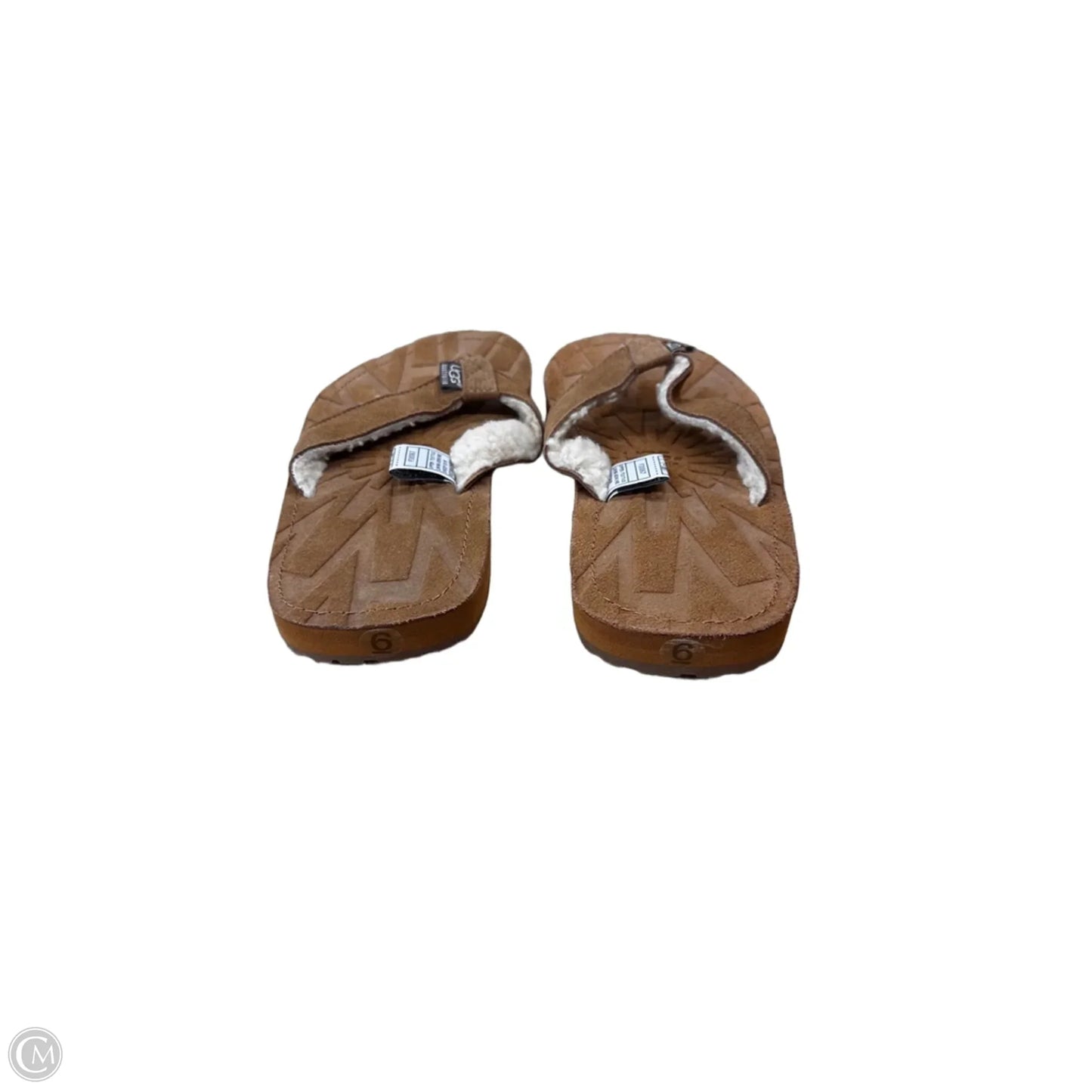 Sandals Designer By Ugg In Brown, Size: 6