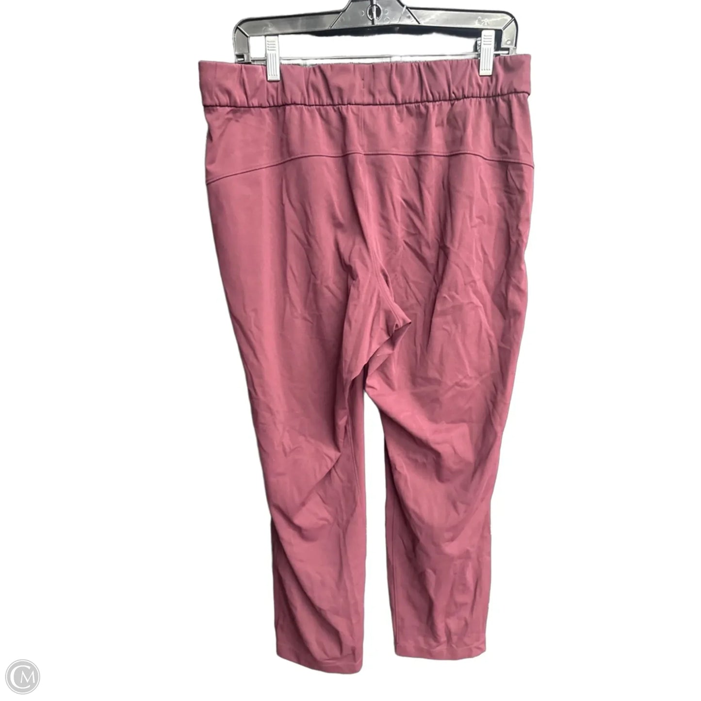 Athletic Pants By Lululemon In Maroon, Size: 10