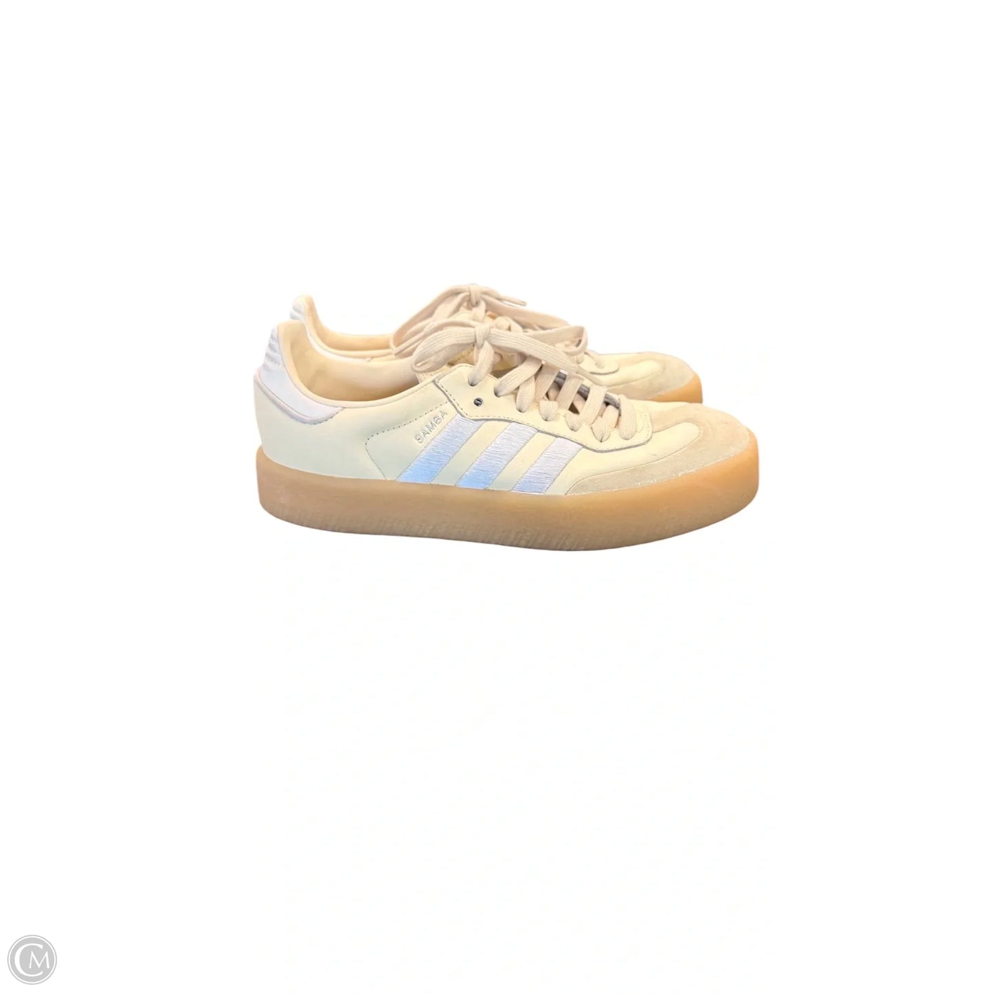 Shoes Sneakers By Adidas In Tan, Size: 7