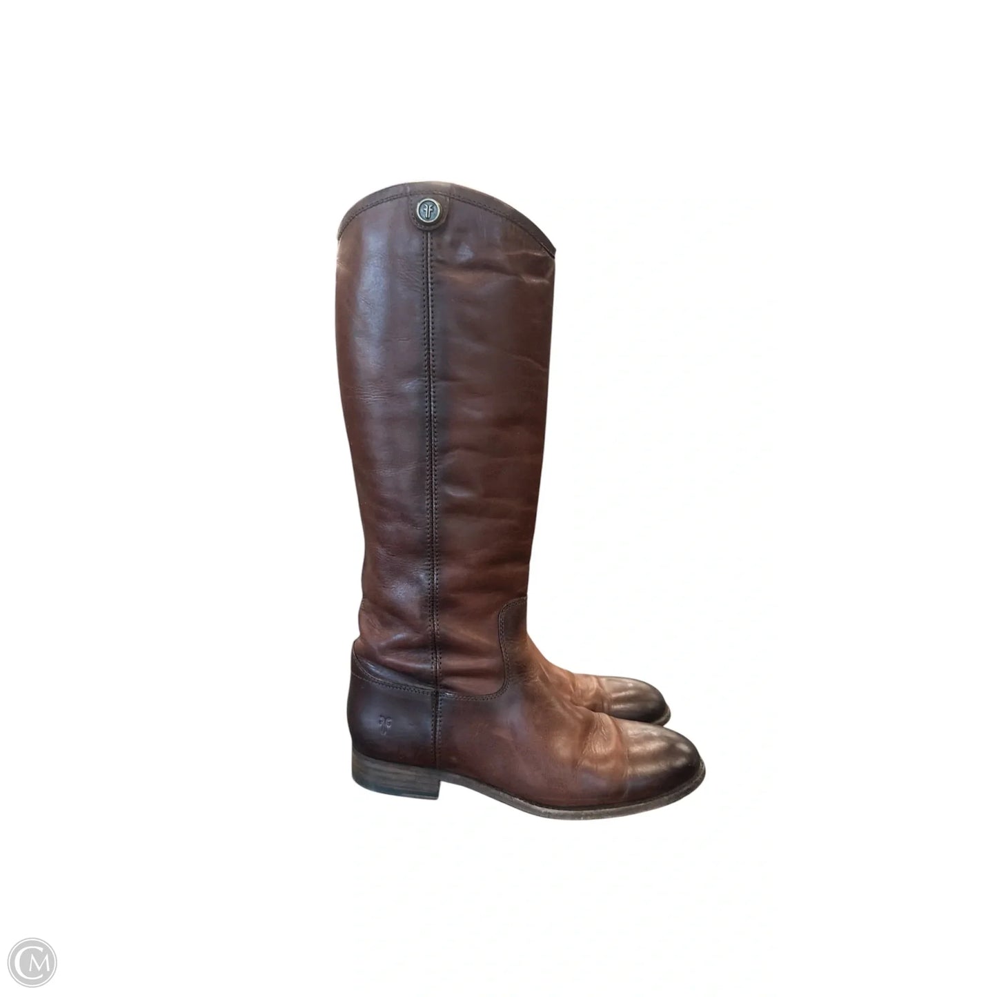Boots Designer By Frye In Brown, Size: 7.5
