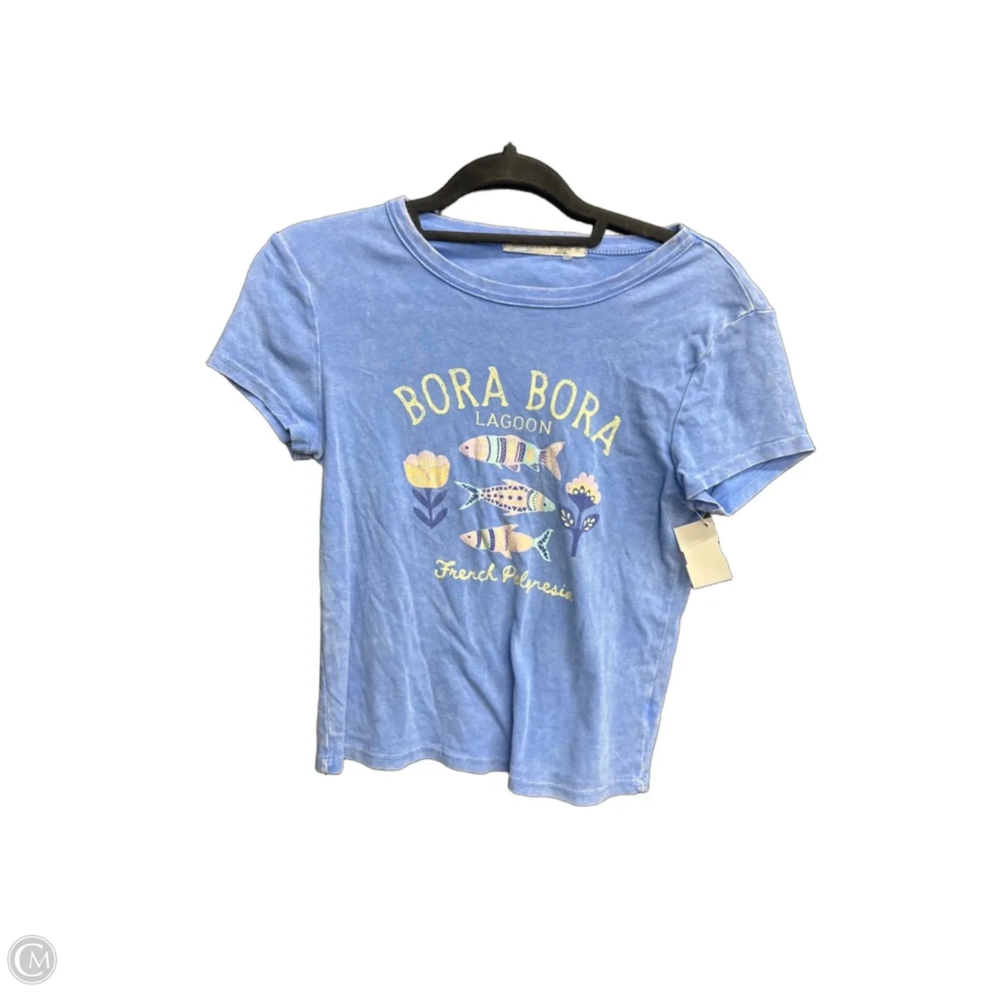 Top Short Sleeve By Altard State In Blue, Size: M