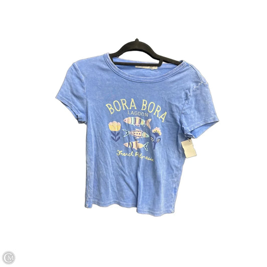 Top Short Sleeve By Altard State In Blue, Size: M